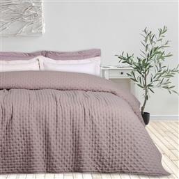 ΚΟΥΒΕΡΛΙ KING SIZE HAPPY 9628 TAUPE (240X250CM) DAS HOME