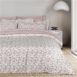 ΚΟΥΒΕΡΛΙ KING SIZE PRESTIGE 1695 BEIGE/BLUE (230X250CM) DAS HOME