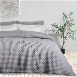 ΚΟΥΒΕΡΛΙ MICROFIBER KING 240X250ΕΚ. HAPPY 9630 GREY (ΥΦΑΣΜΑ: MICROFIBER, ΧΡΩΜΑ: ΓΚΡΙ, ΜΕΓΕΘΟΣ: KING SIZE) - - 402080309630 DAS HOME