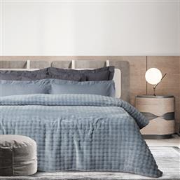 ΚΟΥΒΕΡΤΑ BUBBLE FLEECE ΥΠΕΡΔΙΠΛΗ 220X240ΕΚ. BLANKETS 1371 LIGHT BLUE (ΥΦΑΣΜΑ: POLYESTER, ΧΡΩΜΑ: ΓΑΛΑΖΙΟ , ΜΕΓΕΘΟΣ: ΥΠΕΡΔΙΠΛΑ) - - 420588221371 DAS HOME