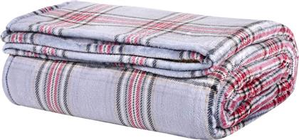 ΚΟΥΒΕΡΤΑ FLEECE ΜΟΝΗ ΜΕ ΚΑΡΟ ΣΧΕΔΙΟ ''1361'' 220 X 240 CM - 420588221362 ΓΚΡΙ DAS HOME