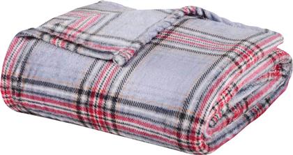 ΚΟΥΒΕΡΤΑ FLEECE ΜΟΝΗ ΜΕ ΚΑΡΟ ΣΧΕΔΙΟ ''1362'' 130 X 170 CM - 420588131362 ΓΚΡΙ DAS HOME