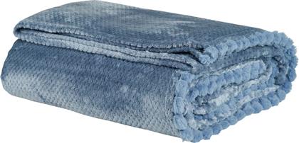 ΚΟΥΒΕΡΤΑ ΥΠΕΡΔΙΠΛΗ FLEECE 1186 ΜΠΛΕ 220Χ240CM DAS HOME