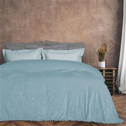 ΚΟΥΒΕΡΤΑ ΥΠΕΡΔΙΠΛΗ FLEECE 1355 ΓΑΛΑΖΙΟ (220X240CM) DAS HOME