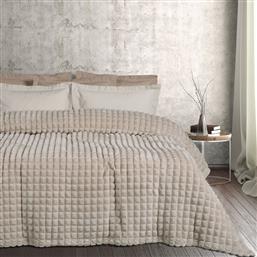ΚΟΥΒΕΡΤΑ ΥΠΕΡΔΙΠΛΗ FLEECE 1357 TAUPE (220X240CM) DAS HOME
