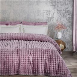 ΚΟΥΒΕΡΤΑ ΥΠΕΡΔΙΠΛΗ FLEECE 1358 DUSTY PURPLE (220X240CM) DAS HOME