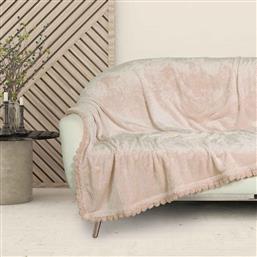 ΚΟΥΒΕΡΤΑ ΚΑΝΑΠΕ FLEECE (130X170) 1185 PINK DAS HOME