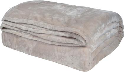 ΚΟΥΒΕΡΤΑ ΜΟΝΗ VELOUR 1345 ΜΠΕΖ 160Χ220CM DAS HOME