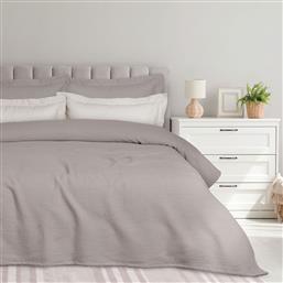 ΚΟΥΒΕΡΤΑ ΠΙΚΕ ΥΠΕΡΔΙΠΛΗ (220X240) 0495 TAUPE DAS HOME