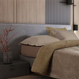 ΚΟΥΒΕΡΤΟΠΑΠΛΩΜΑ ΥΠΕΡΔΙΠΛΟ 1367 TAUPE 220X240CM DAS HOME