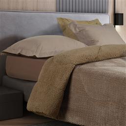 ΚΟΥΒΕΡΤΟΠΑΠΛΩΜΑ ΜΟΝΟ (160X220) 1367 TAUPE DAS HOME