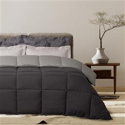ΠΑΠΛΩΜΑ 2 ΟΨΕΩΝ MICROFIBER ΥΠΕΡΔΙΠΛΟ 220X240ΕΚ. HAPPY 9693 BLACK-GREY (ΥΦΑΣΜΑ: MICROFIBER, ΧΡΩΜΑ: ΜΑΥΡΟ, ΜΕΓΕΘΟΣ: ΥΠΕΡΔΙΠΛΑ) - - 401909209693 DAS HOME