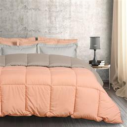 ΠΑΠΛΩΜΑ ΥΠΕΡΔΙΠΛΟ HAPPY 9641 DARK GREY/TERRACOTTA 220X240CM DAS HOME