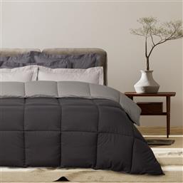ΠΑΠΛΩΜΑ ΥΠΕΡΔΙΠΛΟ HAPPY 9693 BLACK/GREY 220Χ240CM DAS HOME