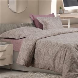 ΠΑΠΛΩΜΑΤΟΘΗΚΗ ΥΠΕΡΔΙΠΛΗ CASUAL 5438 GREY/LILAC 3ΤΜΧ 220Χ240CM DAS HOME