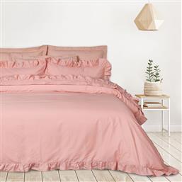ΠΑΠΛΩΜΑΤΟΘΗΚΗ ΥΠΕΡΔΙΠΛΗ (ΣΕΤ 220X240) DAILY LINE 3169 PINK DAS HOME