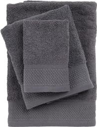 ΠΕΤΣΕΤΕΣ ΜΠΑΝΙΟΥ (ΣΕΤ 3ΤΜΧ) BEST 0835 D.GREY 450GSM DAS HOME