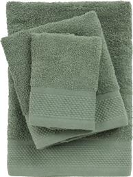 ΠΕΤΣΕΤΕΣ ΜΠΑΝΙΟΥ (ΣΕΤ 3ΤΜΧ) BEST 086 GREEN 450GSM DAS HOME