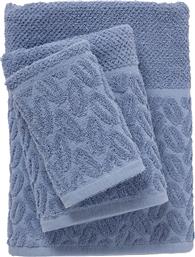ΠΕΤΣΕΤΕΣ ΜΠΑΝΙΟΥ (ΣΕΤ 3ΤΜΧ) BEST LINE 0783 BLUE 550GSM DAS HOME