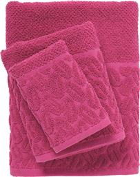ΠΕΤΣΕΤΕΣ ΜΠΑΝΙΟΥ (ΣΕΤ 3ΤΜΧ) BEST LINE 0786 FUSCHIA 550GSM DAS HOME