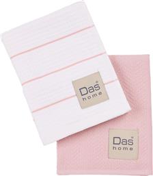 ΠΕΤΣΕΤΕΣ ΚΟΥΖΙΝΑΣ 0828 PINK/WHITE 2ΤΜΧ 30Χ50CM DAS HOME