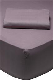 ΣΕΝΤΟΝΙ ΗΜΙΔΙΠΛΟ ΜΕ ΛΑΣΤΙΧΟ ''1010 COLOUR BEST'' 120 X 200 + 35 CM - 422410041010 ΜΟΒ DAS HOME
