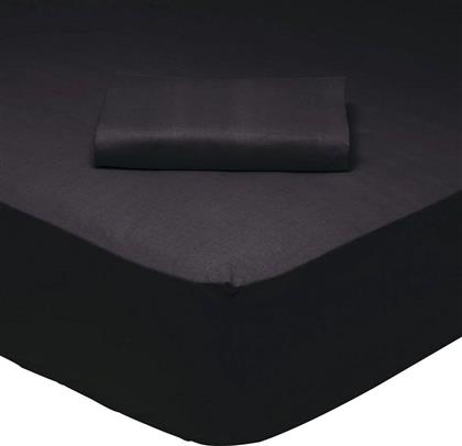 ΣΕΝΤΟΝΙ ΥΠΕΡΔΙΠΛΟ ΜΑΥΡΟ (170CMX200CM+35CM) DAS HOME