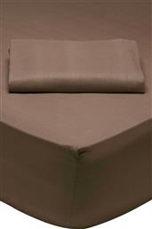 ΣΕΝΤΟΝΙ ΜΟΝΟ ΜΕ ΛΑΣΤΙΧΟ ''1004 COLOUR BEST'' 100 X 200 + 35 CM - 422410031004 ΚΑΦΕ DAS HOME
