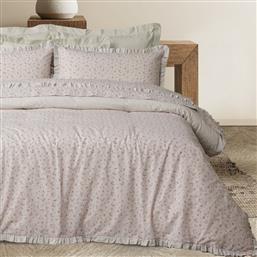 ΣΕΝΤΟΝΙΑ ΥΠΕΡΔΙΠΛΑ DAILY 3178 BEIGE ΣΕΤ 4ΤΜΧ ΧΩΡΙΣ ΛΑΣΤΙΧΟ (240X260CM) DAS HOME
