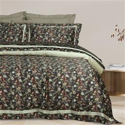 ΣΕΝΤΟΝΙΑ ΥΠΕΡΔΙΠΛΑ EXECUTIVE 1706 GREEN/GRAY ΣΕΤ 4ΤΜΧ (240X270CM) DAS HOME