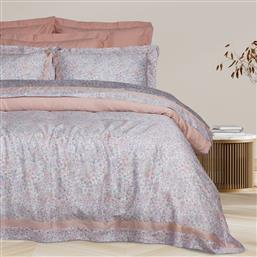 ΣΕΝΤΟΝΙΑ ΥΠΕΡΔΙΠΛΑ EXECUTIVE 1707 PINK ΣΕΤ 4ΤΜΧ (240X270CM) DAS HOME