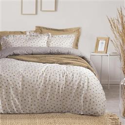 ΣΕΝΤΟΝΙΑ KING SIZE HAPPY 9509 ΚΙΤΡΙΝΟ 4ΤΜΧ 260X280CM DAS HOME