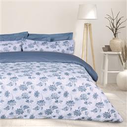 ΣΕΝΤΟΝΙΑ KING SIZE HAPPY 9672 ΣΕΤ 4 ΤΜΧ ΧΩΡΙΣ ΛΑΣΤΙΧΟ (260X280CM) DAS HOME