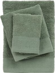 ΣΕΤ ΠΕΤΣΕΤΕΣ BEST 0836 GREEN 3ΤΜΧ (30X50CM-50X90CM-70X140CM) DAS HOME