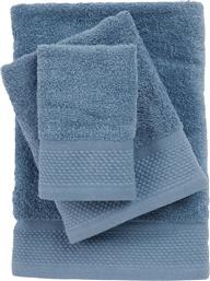 ΣΕΤ ΠΕΤΣΕΤΕΣ BEST 0837 BLUE 3ΤΜΧ (30X50CM-50X90CM-70X140CM) DAS HOME