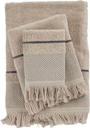 ΣΕΤ ΠΕΤΣΕΤΕΣ BEST 0842 TAUPE 3ΤΜΧ (30X50CM-50X90CM-70X140CM) DAS HOME
