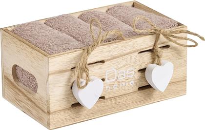 ΣΕΤ ΠΕΤΣΕΤΕΣ SOFT 4008 TAUPE (4ΤΜΧ) DAS HOME