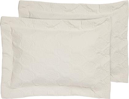 ΖΕΥΓΟΣ ΜΑΞΙΛΑΡΟΘΗΚΕΣ MICROFIBER 50X70+8ΕΚ. HAPPY 0288 WHITE (ΥΦΑΣΜΑ: MICROFIBER, ΧΡΩΜΑ: ΛΕΥΚΟ) - - 533400000288 DAS HOME
