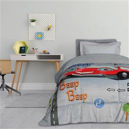 ΚΟΥΒΕΡΤΟΠΑΠΛΩΜΑ FLEECE-SHERPA ΜΟΝΟ 160X220ΕΚ. KID 4923 ΓΚΡΙ-ΚΟΚΚΙΝΟ (ΥΦΑΣΜΑ: POLYESTER, ΧΡΩΜΑ: ΚΟΚΚΙΝΟ) - - 421910104923 DAS KIDS