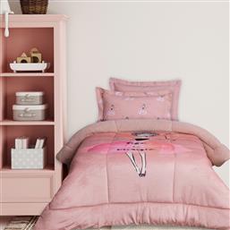 ΚΟΥΒΕΡΤΟΠΑΠΛΩΜΑ FLEECE-SHERPA ΜΟΝΟ 160X220ΕΚ. KID 4973 PINK (ΥΦΑΣΜΑ: POLYESTER, ΧΡΩΜΑ: ΡΟΖ) - - 421910104973 DAS KIDS