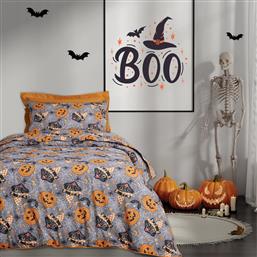 ΣΕΤ ΠΑΠΛΩΜΑΤΟΘΗΚΗ POLYCOTTON ΜΟΝΗ 160X240ΕΚ. KID LINE 4968 GREY-ORANGE (ΧΡΩΜΑ: ΓΚΡΙ, ΥΦΑΣΜΑ: 70% ΒΑΜΒΑΚΙ-30% POLYESTER) - - 406009104968 DAS KIDS