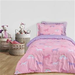 ΣΕΤ ΣΕΝΤΟΝΙΑ POLYCOTTON ΜΟΝΑ 170X260ΕΚ. KID LINE 4929 ΡΟΖ-ΜΩΒ (ΤΥΠΟΣ ΚΑΤΩΣΕΝΤΟΝΟΥ: ΧΩΡΙΣ ΛΑΣΤΙΧΟ, ΧΡΩΜΑ: ΡΟΖ, ΥΦΑΣΜΑ: 70% ΒΑΜΒΑΚΙ-30% POLYESTER) - - 502109104929 DAS KIDS