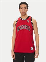 TANK TOP ADYKT03257 ΚΟΚΚΙΝΟ REGULAR FIT DC SHOES