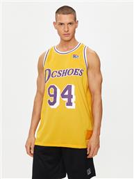 TANK TOP SHOWTIME JERSEY ADYKT03229 ΚΙΤΡΙΝΟ REGULAR FIT DC SHOES