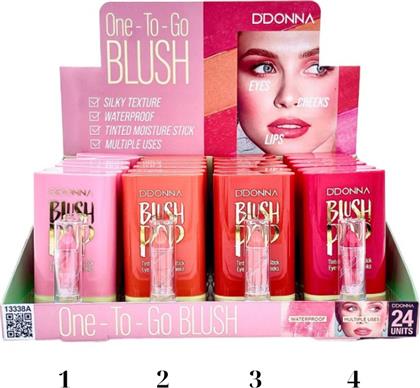 ONE TO GO BLUSH ΣΤΙΚ ΓΙΑ ΛΑΜΨΗ ΜΑΓΟΥΛΑ-ΧΕΙΛΗ-ΜΑΤΙΑ 25G 13338A-1 - - 13338A-1 DDONNA COSMETICS