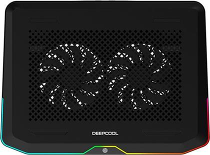 ΒΑΣΗ LAPTOP COOLER 17.3 N80 RGB LED ΜΑΥΡΟ DEEPCOOL από το PUBLIC