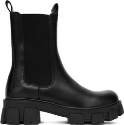 ΜΠΟΤΑΚΙΑ ΜΕ ΛΑΣΤΙΧΟ 12837-22-BLACK PU ΜΑΥΡΟ DEEZEE