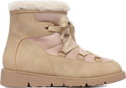 ΜΠΟΤΕΣ ΧΙΟΝΙΟΥ 17125-1-BEIGE PU ΜΠΕΖ DEEZEE