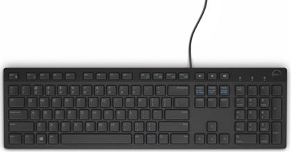 KB216 ΕΝΣΥΡΜΑΤΟ ΠΛΗΚΤΡΟΛΟΓΙΟ BLACK (GR) DELL