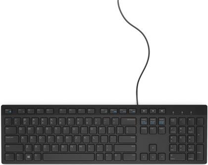 KB216 ΕΝΣΥΡΜΑΤΟ ΠΛΗΚΤΡΟΛΟΓΙΟ BLACK (US) DELL